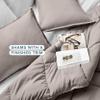 Bare Home Comforter Set - Twin/Twin Extra Long Size - Ultra-Soft - Goose Down Alternative - Premium 1800 Series - All Season Warmth (Twin/Twin XL, Khaki) view 3