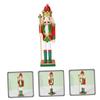OFFSCH Festival Nutcracker Soldier Ornament for Christmas Desktop Decor Craft Nutcracker Figure for Holiday Home Decoration Adorable Photo Prop view 4
