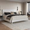 AFI, Pasadena King Solid Wood Low Profile Platform Bed, White view 1