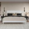 AFI, Pasadena King Solid Wood Low Profile Platform Bed, White view 3
