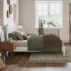 AFI, Pasadena Full Solid Wood Low Profile Platform Bed, White view 4