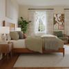 AFI, Pasadena Queen Solid Wood Low Profile Platform Bed, Light Toffee view 4
