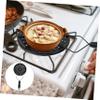 RORPOIR 1pc Enamel Heat Diffuser for Induction Cooktops Versatile Hob Adapter Plate for Non-induction Cookware Black for Soup and Quick Defrosting view 3