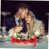 MERRYHAPY Wedding Flower Basket for Flower Girl Elegant Rattan and Lace Design for Petals Candies and Home Decor Versatile Storage Basket for Weddings and Celebrations view 2