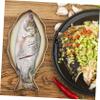 FELTECHELECTR Japanese Style Ceramic Fish Plate Large Porcelain Dish for Home Use for Desserts Snacks and Family Gatherings Easy to Clean Elegant Design view 2