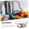 FELTECHELECTR 4pcs Stainless Steel Pitcher Cover Wear-resistant Sealing Lid for Cooling Water Pitcher Jug Accessory Double Water Outlet for Tea view 2