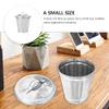 ABOOFAN 2pcs Mini Trash Can Pen Holder for Desk Mini Garbage Cans Mini Desk Trash Can Mini Desktop Trash Can Flower Buckets Desk Trash Can Mini Pencil Cup Pencil Holder view 3