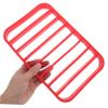 Red Silicone Roasting Rack for Oven, Non-Stick Insulation Mat view 3