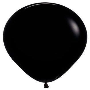 SEMPERTEX 05" Fashion Black Sempertex Balloons (50 Count) (Fashion Black)