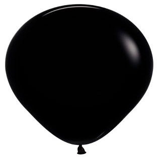 SEMPERTEX 05" Fashion Black Sempertex Balloons (50 Count) (Fashion Black)