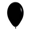SEMPERTEX 05" Fashion Black Sempertex Balloons (50 Count) (Fashion Black) view 2