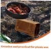 UTHCLO Camping Spice Bottles Bag Canvas Spice Container for Travel Outdoor Condiments Storage Pouch for Hiking Bbq and Picnic Adventures view 3