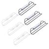 Amosfun 6pcs Wall-mounted Slipper Rack Irony Shoes Organizer Modern Bathroom Shoe Storage Glue Not Included Easy Install view 1