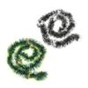 Amosfun 2pcs Christmas Garlands Bowknots Tinsel Decor for Holiday Decorations for Home Office and Festival Settings view 1