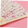 Amosfun 2pcs Pink Handheld Fans Portable Folding Fan Simulated Silk Tassel for Dance Party view 3