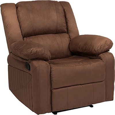 212 Main Harmony Series Microfiber Recliner Chocolate Brown