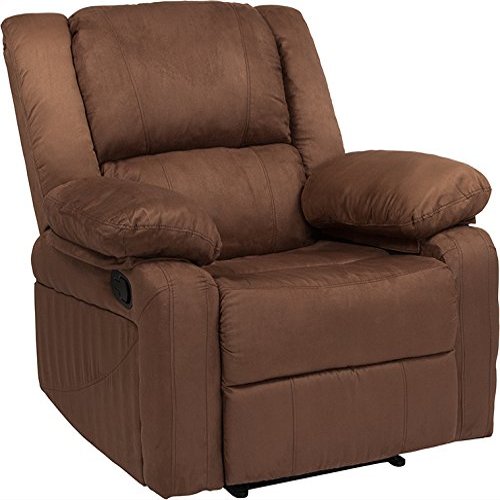212 Main Harmony Series Microfiber Recliner Chocolate Brown