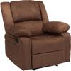 212 Main Harmony Series Microfiber Recliner Chocolate Brown view 1
