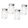 Zerodeko Wide Mouth Mason Jars Glass Jar Lids for Yogurt Pickles Centerpieces Salad Can Candy view 1