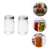 Zerodeko Wide Mouth Mason Jars Glass Jar Lids for Yogurt Pickles Centerpieces Salad Can Candy view 3