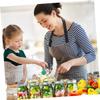 Zerodeko Wide Mouth Mason Jars Glass Jar Lids for Yogurt Pickles Centerpieces Salad Can Candy view 4