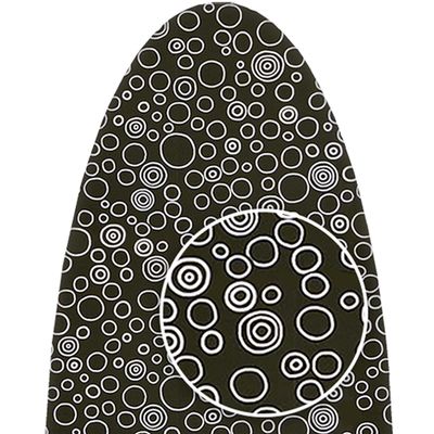 ClarUSA Replacement Covers for Vintage Mary Proctor Double FLIP Ironing Boards (Black Bubbly)