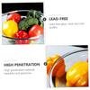 SHOWERORO Elegant Glass Bowl for Fruit Desserts Salads 680ml Heat Resistant Easy to Clean for Daily Use view 2