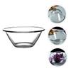 SHOWERORO Elegant Glass Bowl for Fruit Desserts Salads 680ml Heat Resistant Easy to Clean for Daily Use view 3