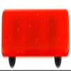 212 Main Glass Cabinet Pull - Tomato Red view 1