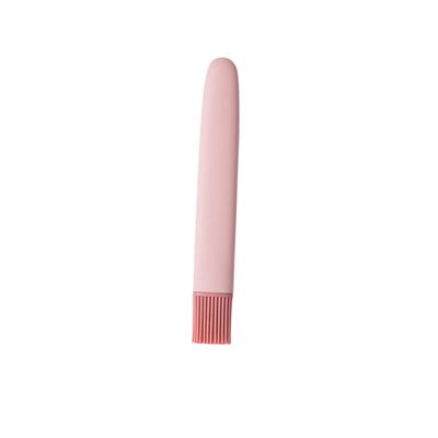 LABRIMP Silicone Basting Brush with Flexible Bristles Ergonomic Handle for Precise Oil Application Cooking Baking Bbq and Marinating Food Grade Safe Pink Color