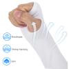 LIOOBO Summer Cooling Arm Sleeves Breathable and Sweat-absorbent Uv Protection for Women Men Sports Arm Sleeves view 2
