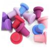 CIYODO 4pcs Silicone Wine Stoppers Sealing Corks for Beverage Preservation for Parties and Picnics view 2