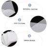 Zerodeko 5pcs Silicone Mesh Food Dryer Pads Non-stick Dehydrator for Fruits Vegetables High Temperature Resistant for Home Drying Use view 2