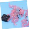 Anneome Led Flamingo String Lights Bulbs Lantern String Cloth Battery Box Romantic Decorative Lights for Home Patio Style view 4