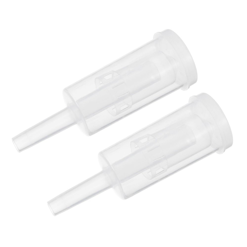 SHOWERORO 2pcs Transparent One-way Valves for Wine Fermentation Plastic Air Locks to Keep Wine Fresh Easy to Clean and Use Lightweight and Compact Storage