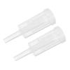 SHOWERORO 2pcs Transparent One-way Valves for Wine Fermentation Plastic Air Locks to Keep Wine Fresh Easy to Clean and Use Lightweight and Compact Storage view 1