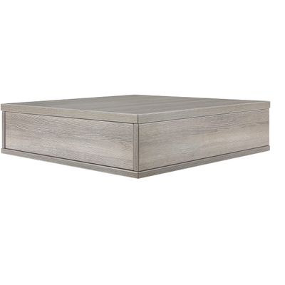 212 Main 25.3 x 25.5 x 6.6 in. Contemporary Laminate Sectional Tabletop Charcoal
