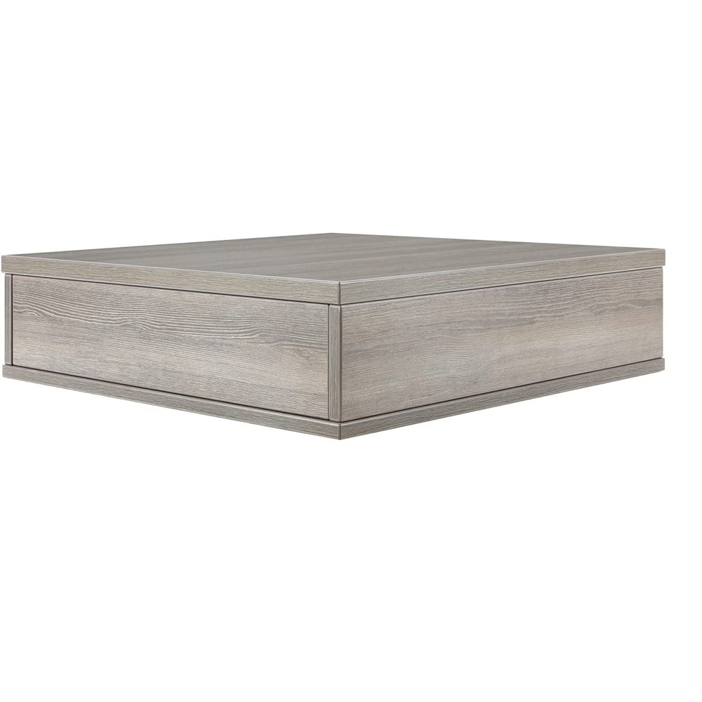 212 Main 25.3 x 25.5 x 6.6 in. Contemporary Laminate Sectional Tabletop Charcoal