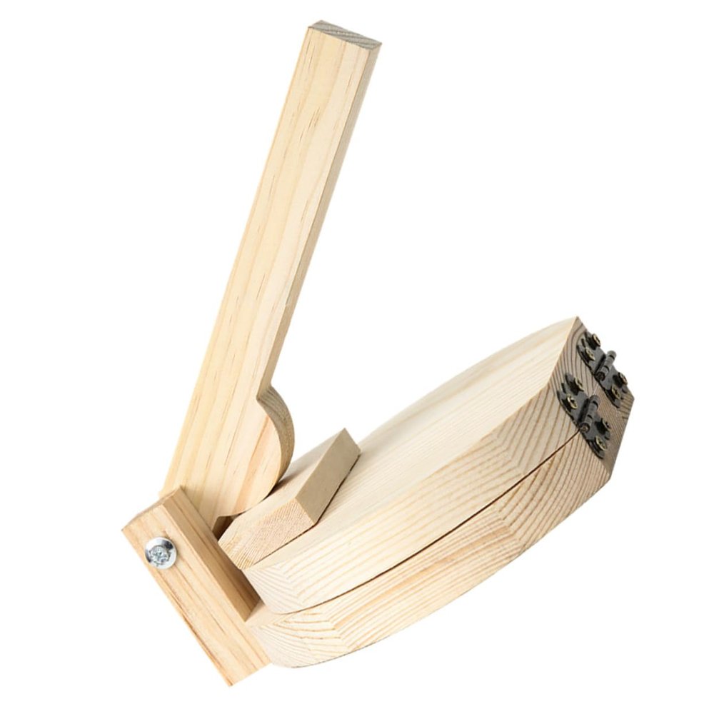 SHOWERORO Dumpling Pressing Tool Wooden Dough Presser Dumpling Wrapper Mold Healthy Baking Tool