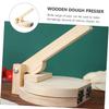 SHOWERORO Dumpling Pressing Tool Wooden Dough Presser Dumpling Wrapper Mold Healthy Baking Tool view 3