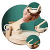 SHOWERORO Dumpling Pressing Tool Wooden Dough Presser Dumpling Wrapper Mold Healthy Baking Tool view 4
