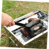 Barbecue Charcoal Clip Iron Portable Multifunction Tool for Outdoor Cooking view 4