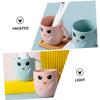 Anneome 4Pcs Frosted Boy Girl Toothbrush Cups Drop-Resistant Cartoon Design Lightweight and Wash Tumblers for Bathroom Use Multipurpose Boy Girl Mouthwash and Water Cups view 2