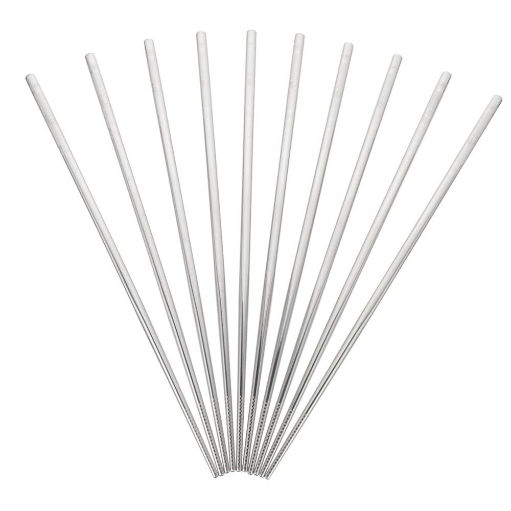 5pairs Non-slip Chopsticks for Boys and Girls Silverware Design for Household Outdoor Use Practical for Party Bbq