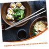 5pairs Non-slip Chopsticks for Boys and Girls Silverware Design for Household Outdoor Use Practical for Party Bbq view 2