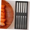 5pairs Non-slip Chopsticks for Boys and Girls Silverware Design for Household Outdoor Use Practical for Party Bbq view 4