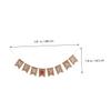 MERRYHAPY Hay New Year Party Decoration Banner Happy New Year Bunting Fabric Hanging Swirl Wall Decor view 2