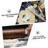 BIUDECO 1pc Stainless Steel Rolling Pin Non-stick Kitchen Roller for Baking Material Noodles Pizza Bread for Home Bakery Use view 4