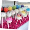 SHOWERORO 100pcs Non-bendable Paper Lollipop Sticks Cake Pop Sticks Sturdy for Cake Supplies view 2