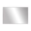Frame My Mirror Silver Metal Framed Mirror, 28" x 54" Mirror for Bathroom, Metal Frame, True Reflections Glass, Satin Nickel Finish, Stanton Design, Hangs Horizontally or Vertically, Made in USA view 1